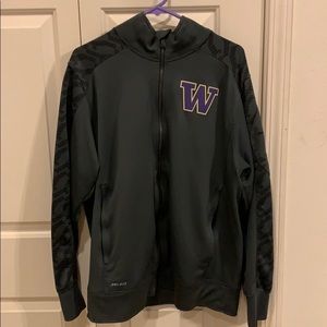 Washington Huskies Coach/Player Full-Zip Warm-Up